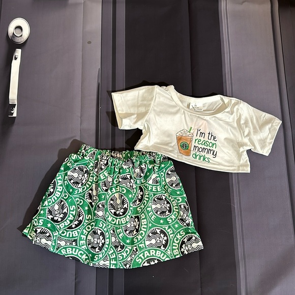 Starbucks baby/toddler girls 2 piece set - Picture 3 of 6